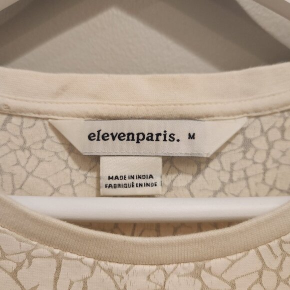Eleven Paris cream Gatrix designer shirt - Size M - Picture 3 of 5